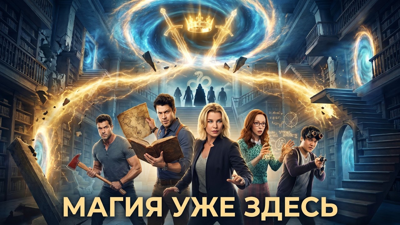 🗝️ ОНИ ОТКРЫЛИ ДВЕРЬ В МИР, ГДЕ МАГИЯ УБИВАЕТ 🎬 Библиотекари 1 сезон 🏷 ФЭНТЕЗИ-ПРИКЛЮЧЕНИЕ