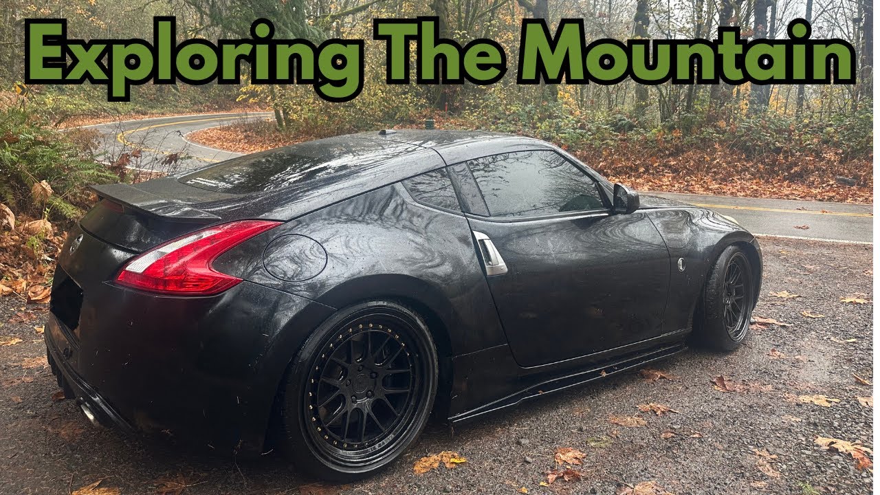 Nissan 370Z VS Wet Mountain Roads - RWD VQ FUN (POV)