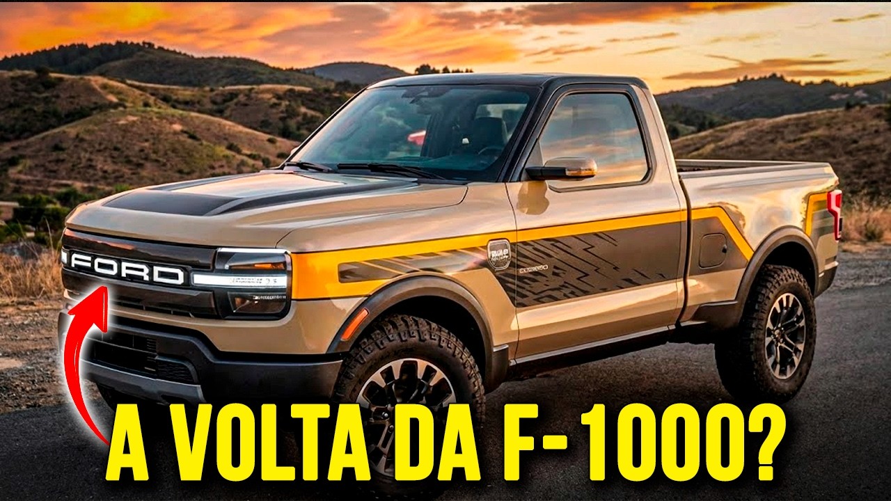 A VOLTA da FORD F-1000 a Nova PICAPE REVELADA! BARATA + PODEROSA?? Retorno de Uma LENDA das Estradas
