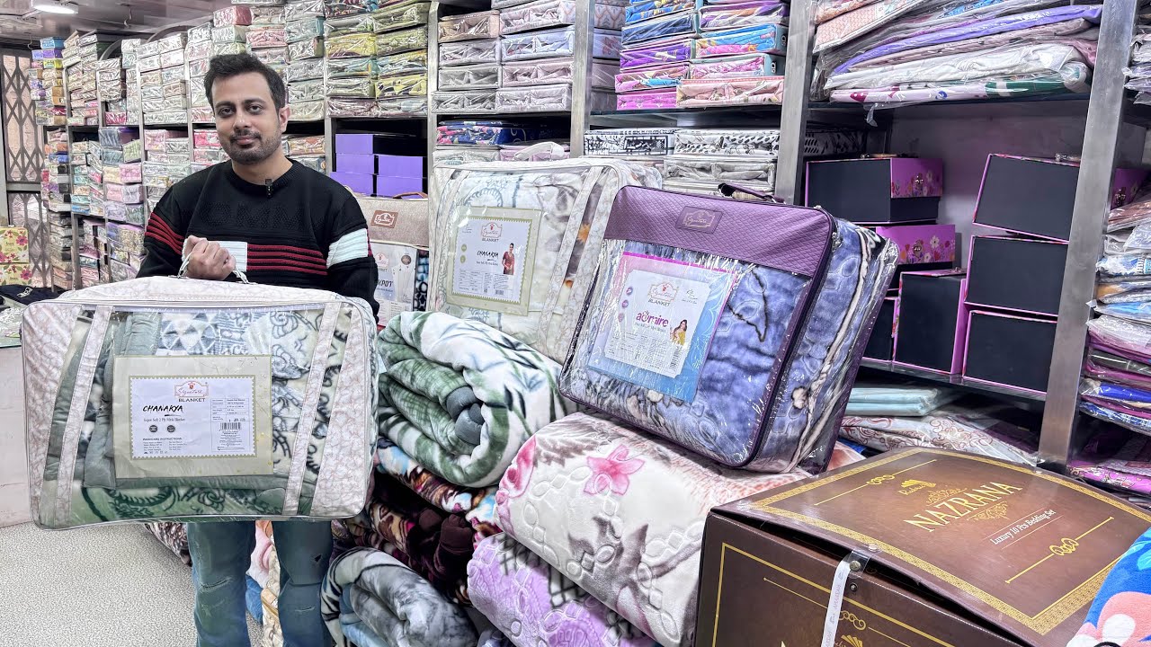 Bed Sheet Wholesale Market Chandni Chowk Delhi | Pillow Covers, Comforters, Quilts & Home Furnishing