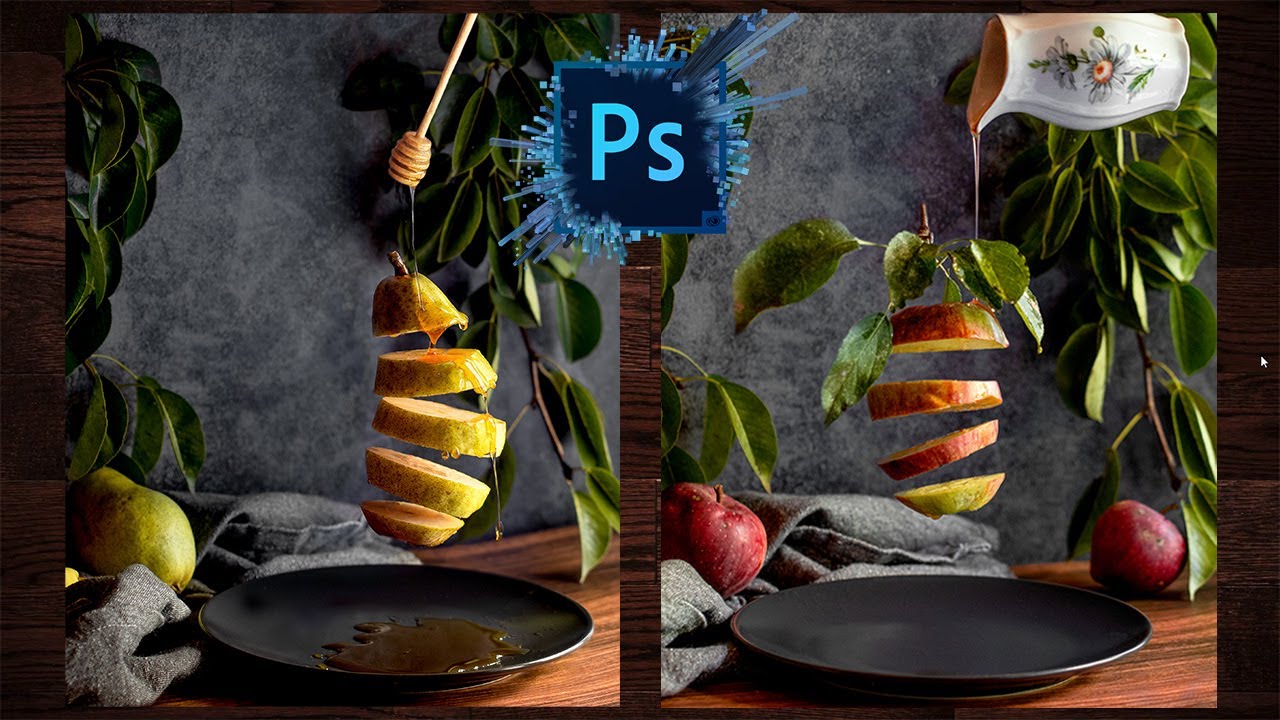 HOW TO SHOOT LEVITATING FRUITS & EDIT THEM IN PHOTOSHOP