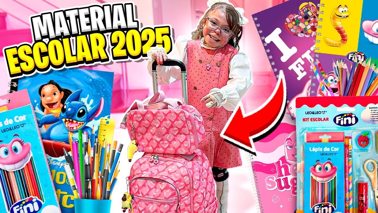 MATERIAIS ESCOLARES DE ELOAH DE ARAÚJO DE 2025 ! Dia a Dia com Amanda