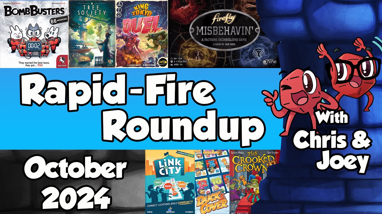 Rapid Fire Roundup October 2024 - Chris and Joey
