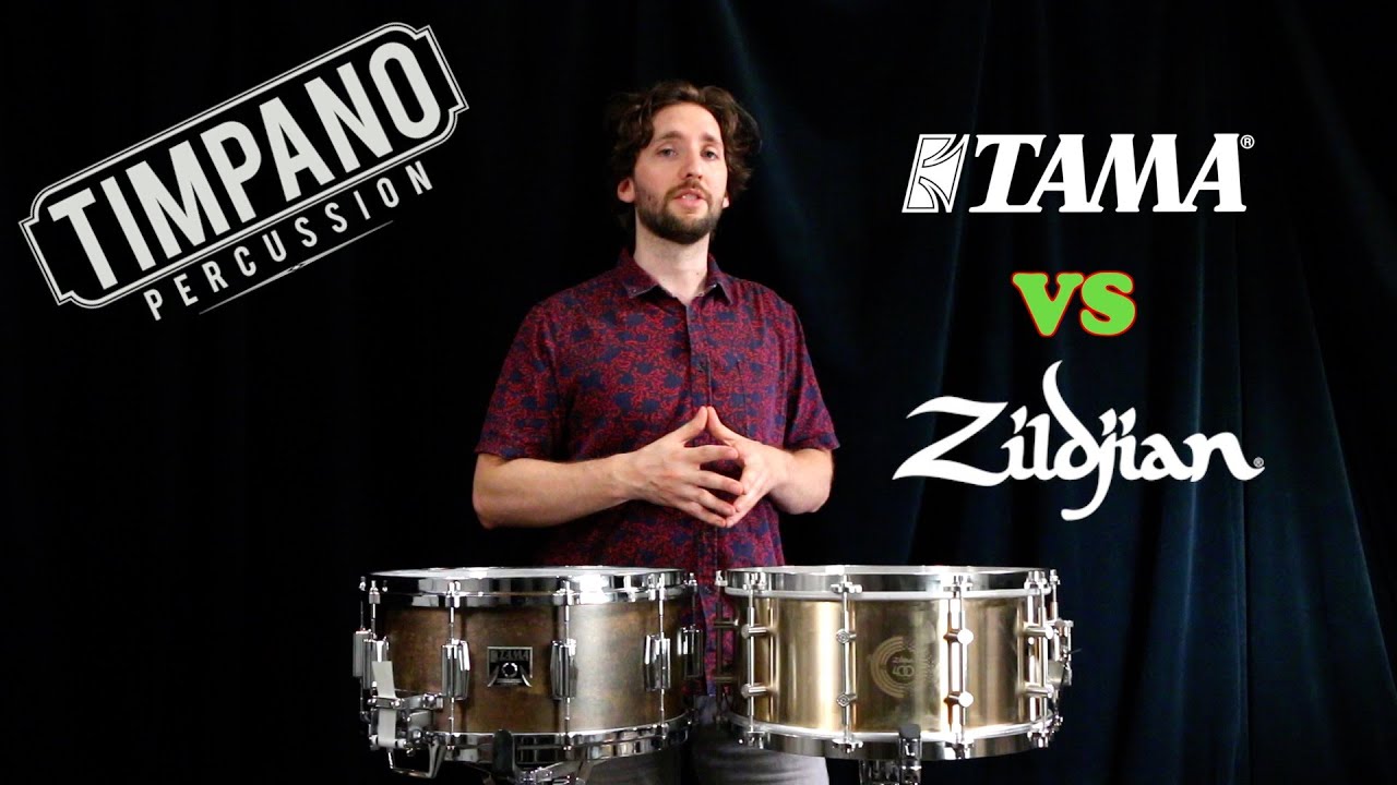 Tama 50th Bell Brass Re-Issue vs Zildjian 400th Limited Edition Alloy Snare Comparison