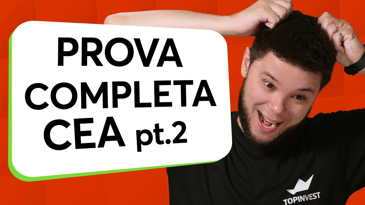 Prova Completa CEA [parte 2] 🚀 Simulado comentado exclusivo 2026🙌🏻 Questões 100% atualizadas