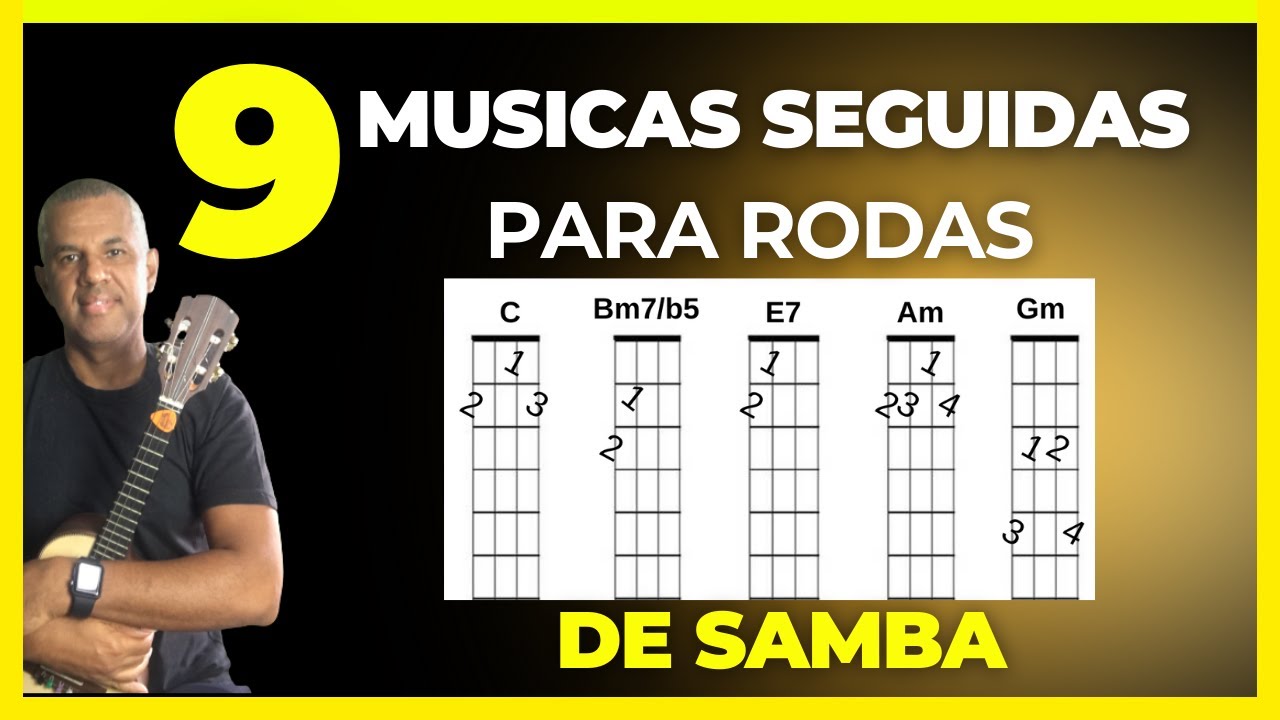 9 MÙSICAS ORGANIZADAS PARA RODAS DE SAMBA CAVAQUINHO | TONINHO SORRISO