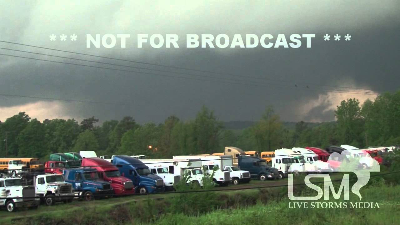 4/27/14 Mayflower, AR; Wedge Tornado *John Sibley HD*