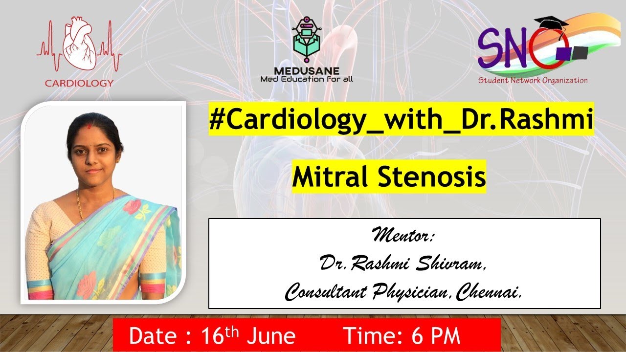 Mitral Stenosis | Masterclass in Medicine | Dr Rashmi Shivram DNB., | Medusane