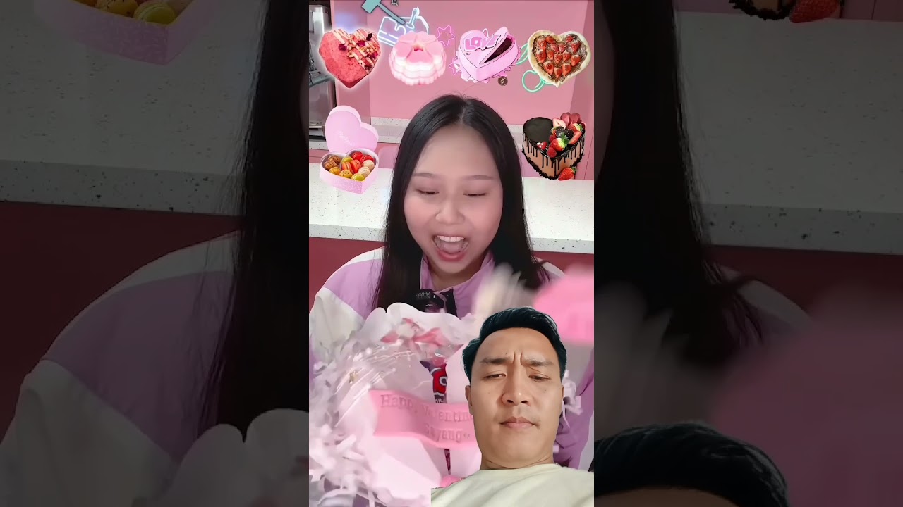 Random valantine food guys #mukbang #cake #eating #dessert #funny #reviewpanci #vlog #food #video