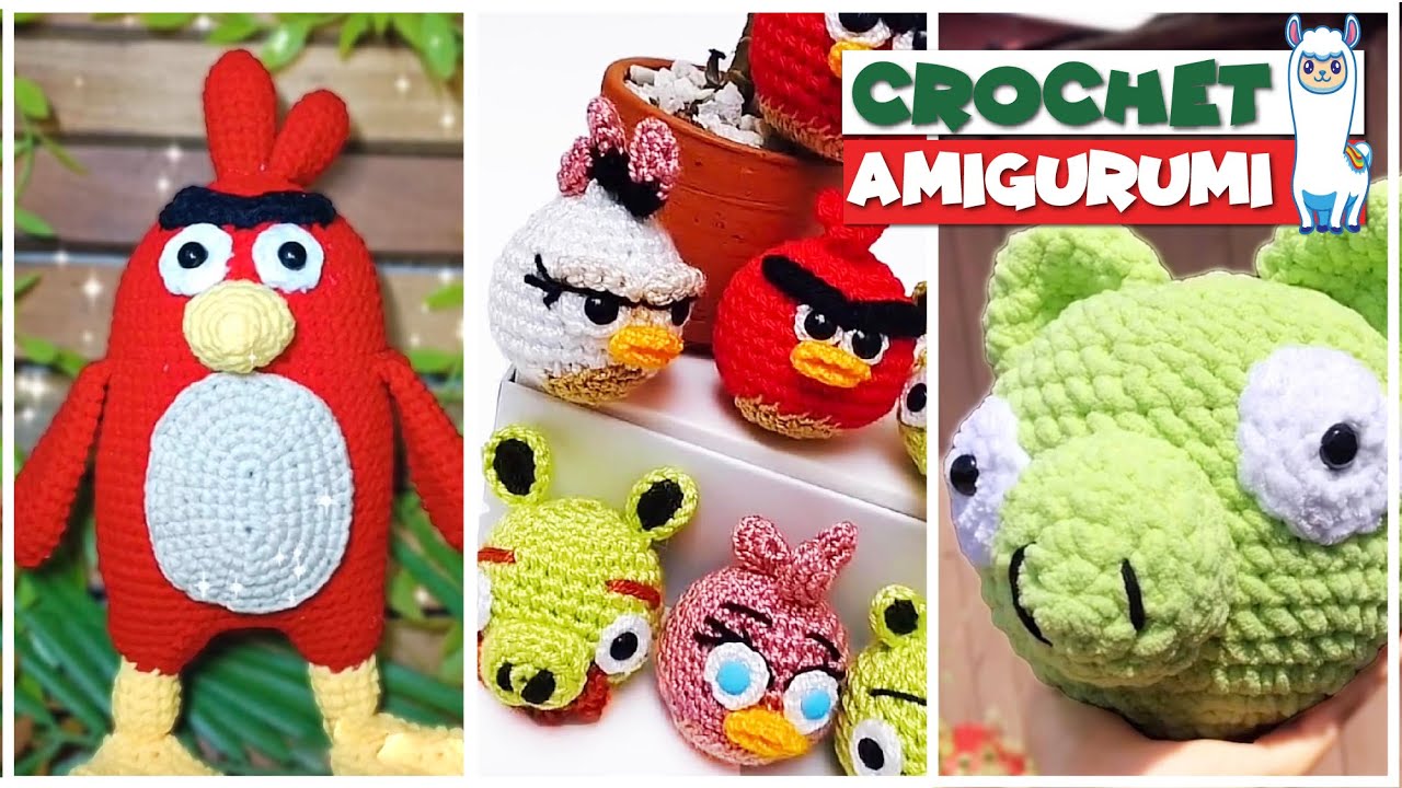 TikTok Crochet  Amigurumi ANGRY BIRDS  Compilation 151 | @anea_design_studio