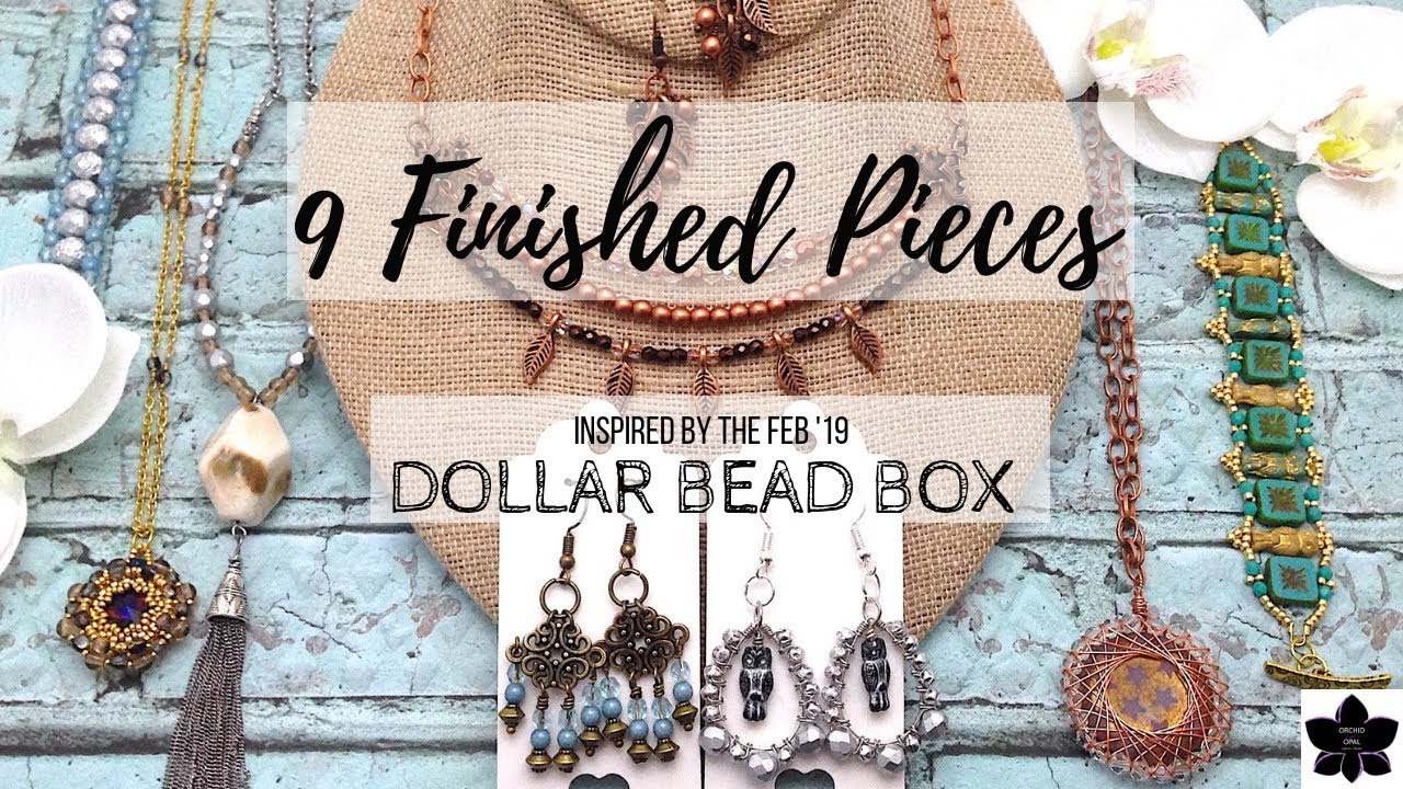 Finished Jewelry Update |  February 2019 Dollar Bead Box