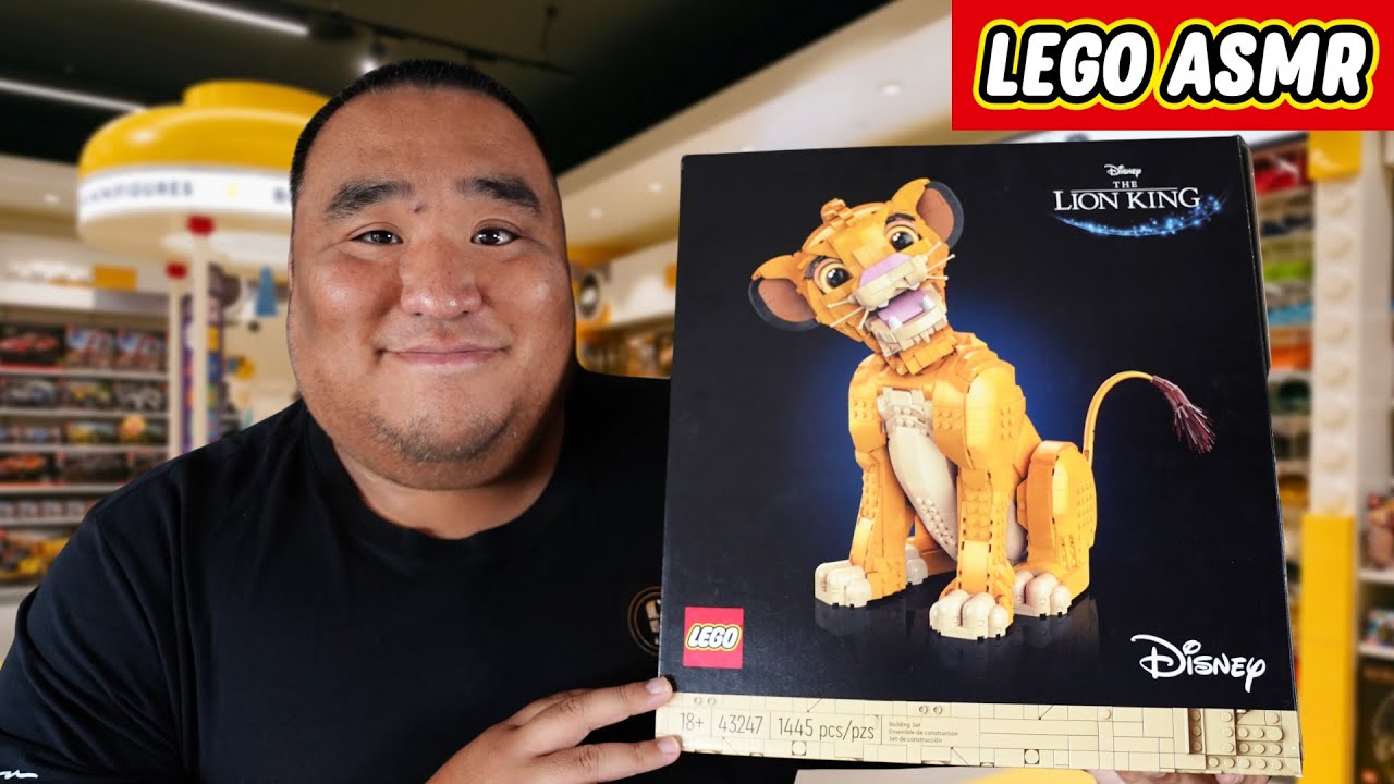 LEGO ASMR | Full Simba Build (4+ Hours/4x Speed)