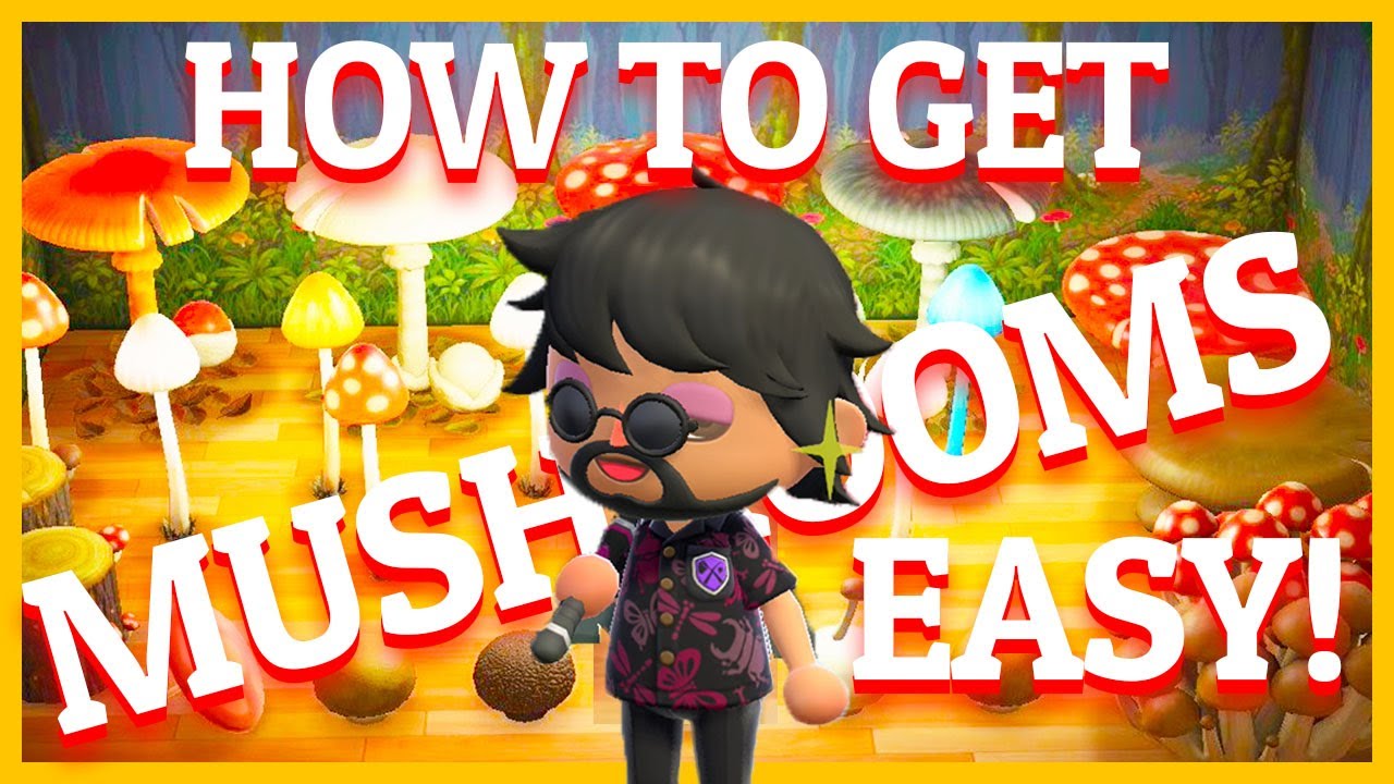 How To Get Mushrooms for Mush Items EASY in Animal Crossing New Horizons