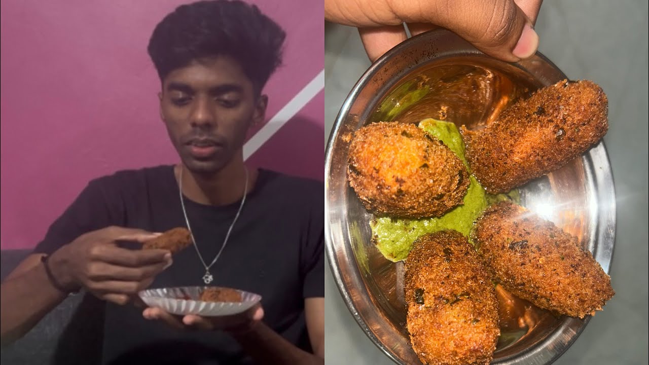 माझा मामीने बनवले बटाटा कटलेट 👌❤️