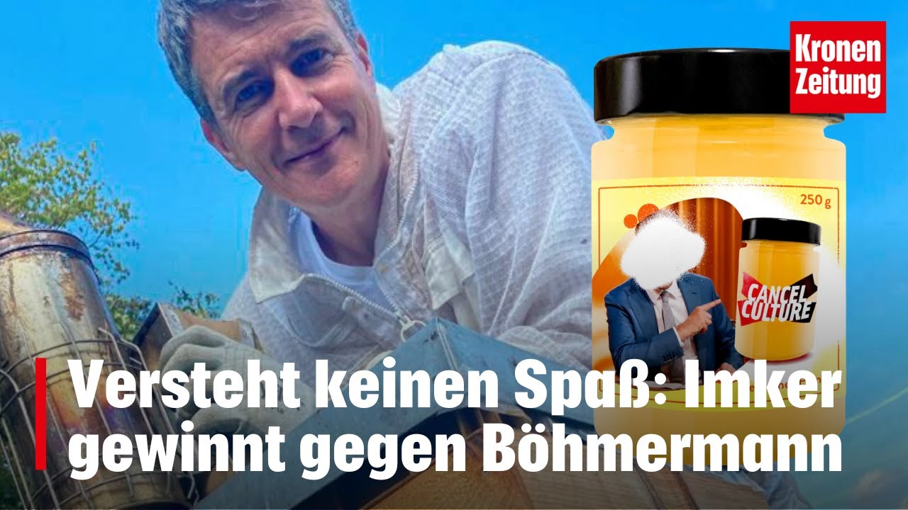 Satiriker versteht keinen Spa&szlig;: Imker gewinnt gegen B&ouml;hmermann vor Gericht | krone.tv NEWS