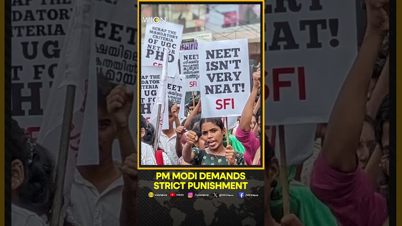PM Modi Says Strictest Punishment for NEET Paper Leak Culprits | WION Shorts