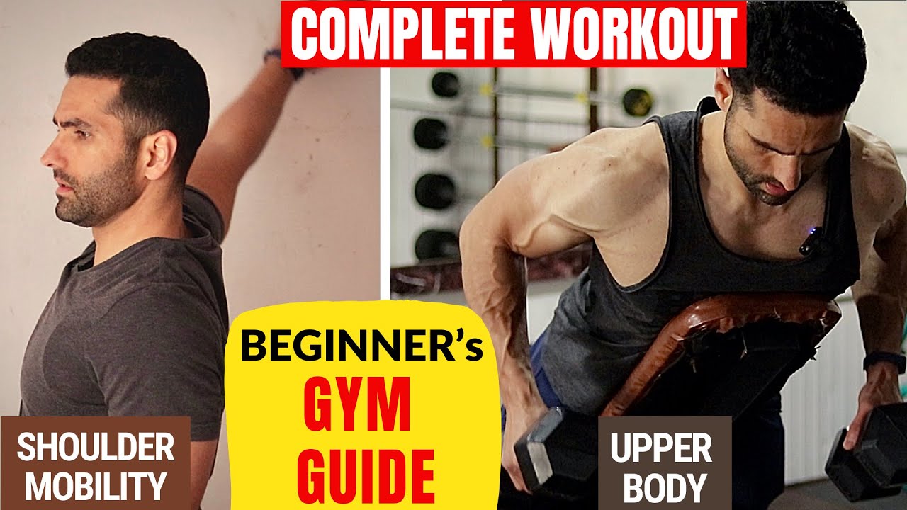 The BEST Upper Body Workout For Beginners in GYM | Complete Gym Guide HINDI. Day 3