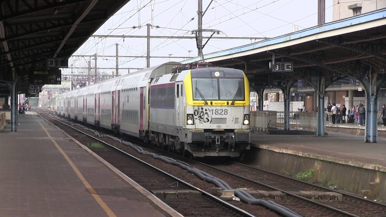 HLE 1828 + M6 + 1847 comme IC 1738 pour Quiévrain