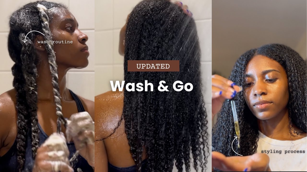 Updated Wash & Go Routine || CAMILLE ROSE & Curls Review