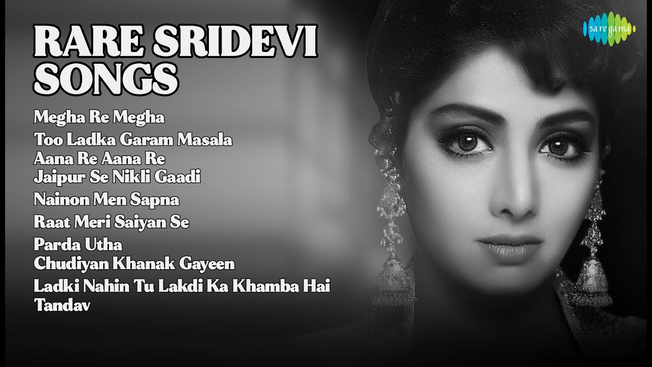 Sridevi's Rare 80s-90s Hit Songs  |  Lata Mangeshkar Songs  |  Megha Re Megha