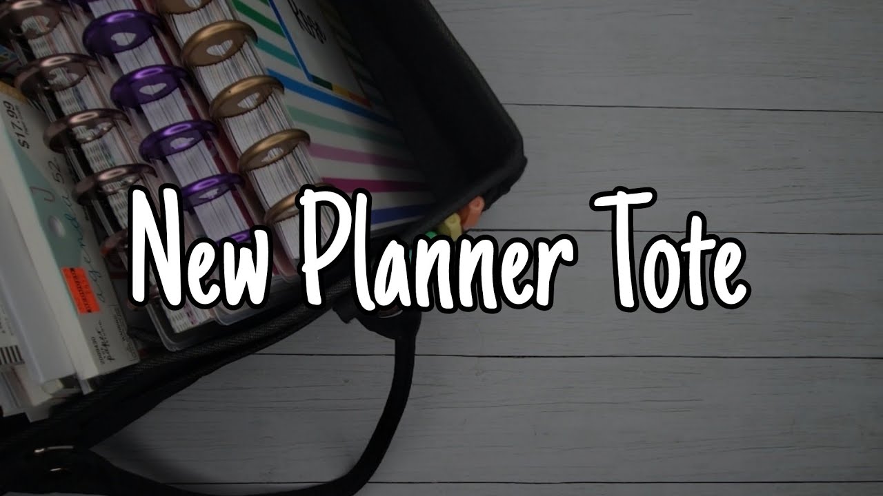 NEW Planner Tote | Organizing My Happy Planner Supplies