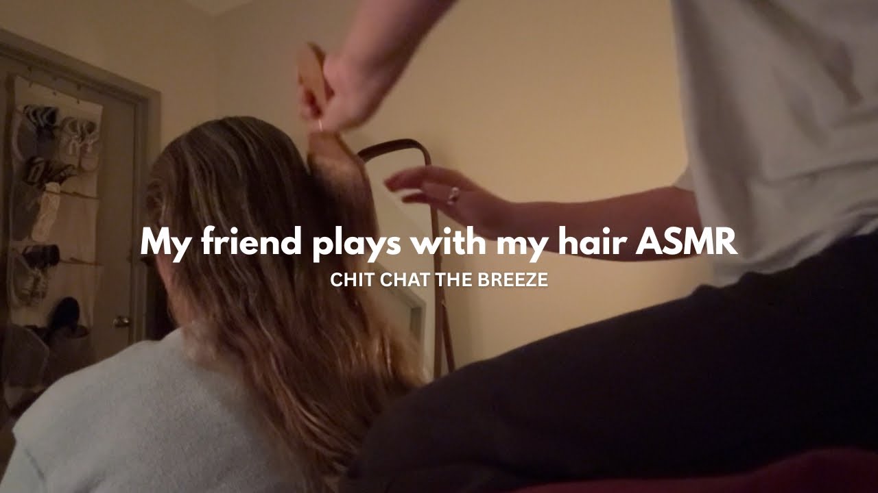 Lofi hair brushing, braiding, and back tracing ASMR! 💆&zwj;♀️💜