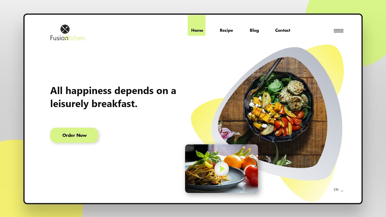 How To Make Website With Animated Hover Effect Using HTML And CSS Step By Step