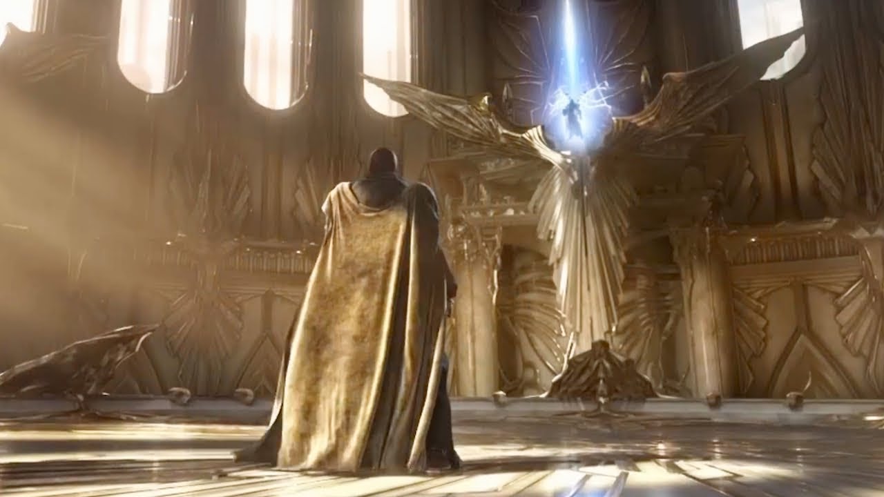 DIABLO 3 Tyrael Enters High Heaven Scene Full Cinematic 4K UHD