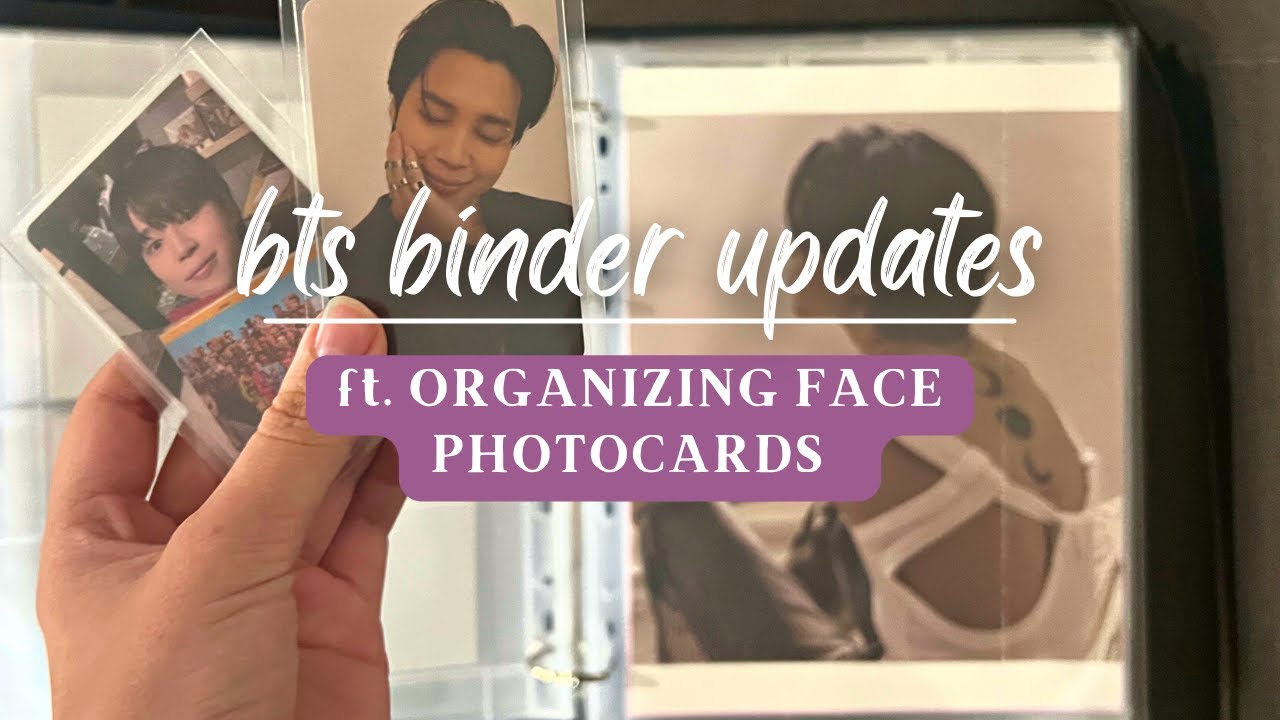 BTS Photocard Haul & Chapter 2 Solo Binder Update: putting away Jimin's Face photocards