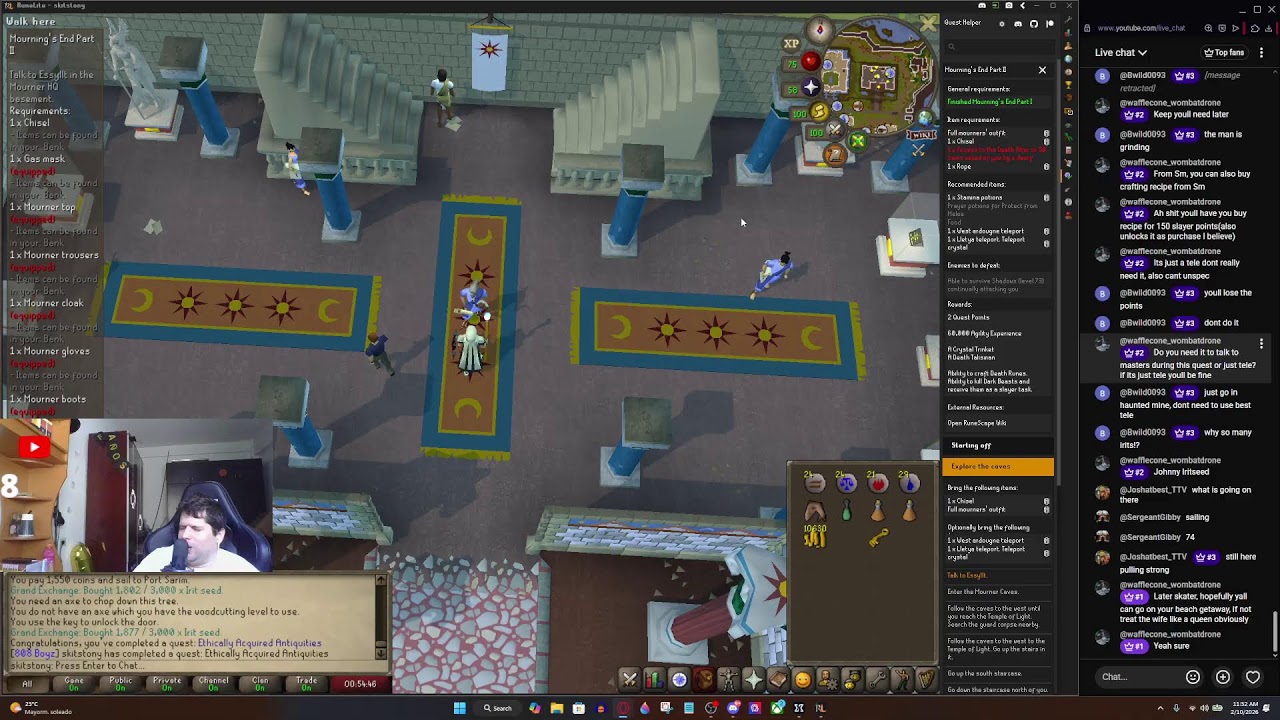 QUESTING  A BIT  ⚔️  #osrs