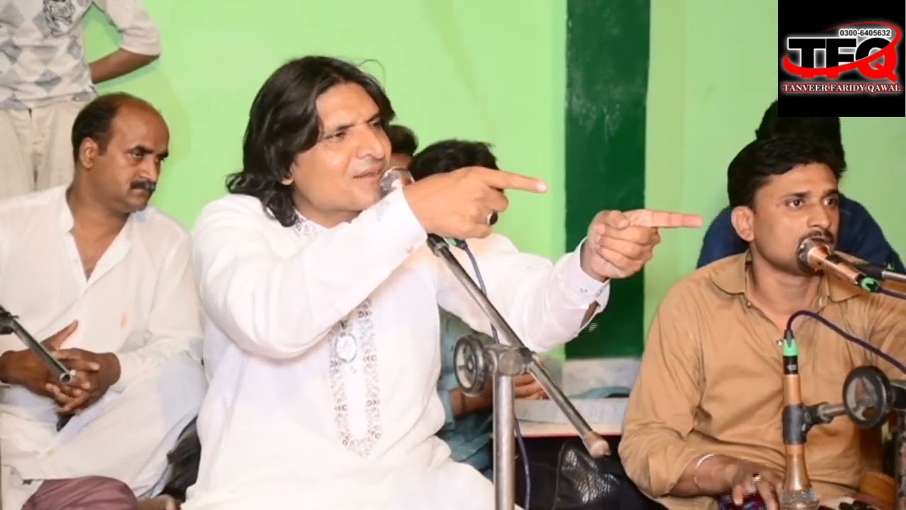 Ustad Tanveer Faridy Qawal/Qaseeda/Madeeny Ki Galiyo Ma ha ye pukar/9Jun/Sialkot/Mehfile_Samah