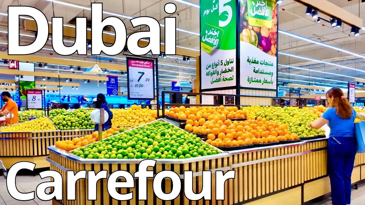 Dubai 🇦🇪 Carrefour Hypermarket Prices 2026 |4K| Dubai Carrefour, Mall of the Emirates Walking Tour