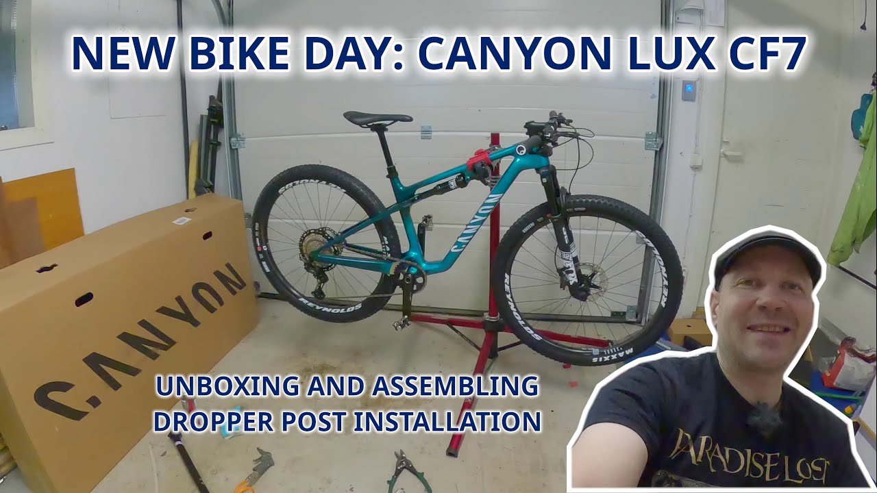Canyon LUX CF7 2024 assembly & dropper post installation #mtb #nbd