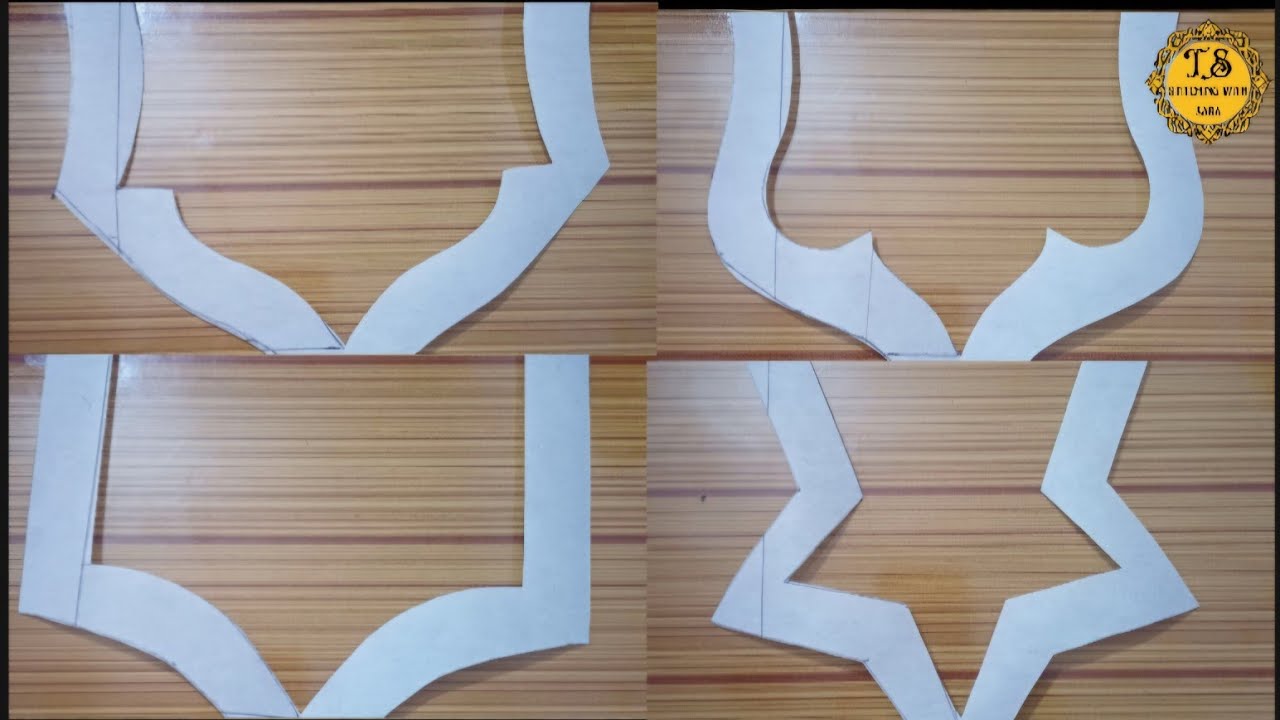Neck design cutting and stitching | simple neck design cutting | #stitchingwithsara