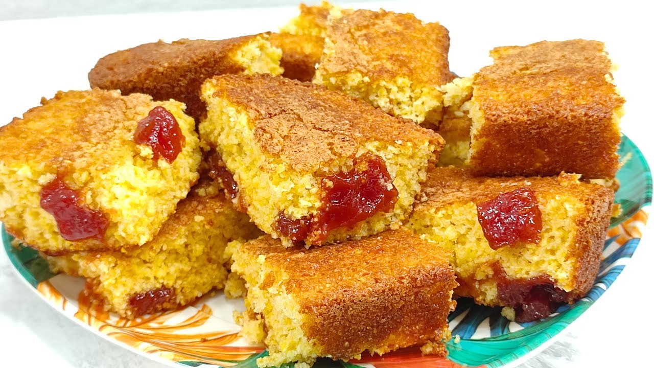 BOLO FLOCÃO DE MILHO COM GOIABADA |#kdeliciacozinha