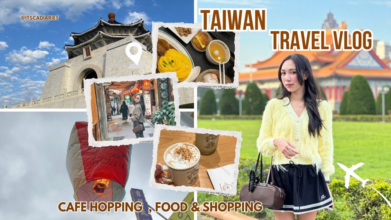 Taiwan Vlog : Cafe Hopping , Shopping & Local Eats | PART 2&3 by C.A Natial