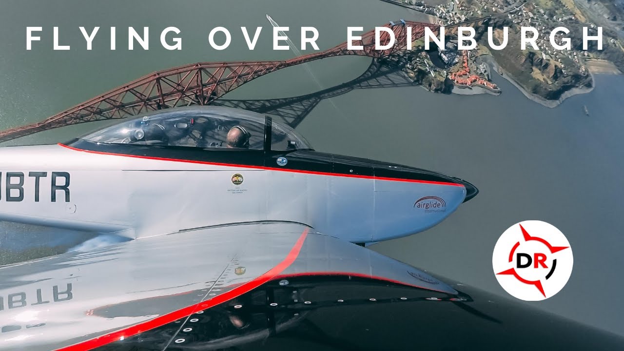Flying Over Edinburgh's Iconic Bridges