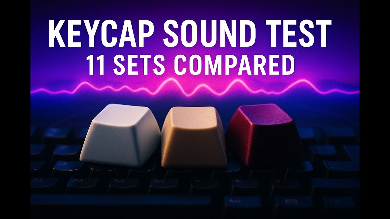 GMK vs KKB vs DCS vs 8 More &ndash; The Ultimate Keycap Sound Comparison (No Foam, No Filters)
