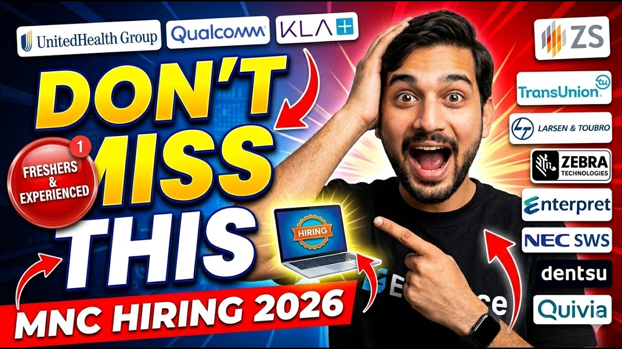 40+ IT Job Opportunities 2026 | Top MNC Hiring | Freshers & Experienced | Direct Apply
