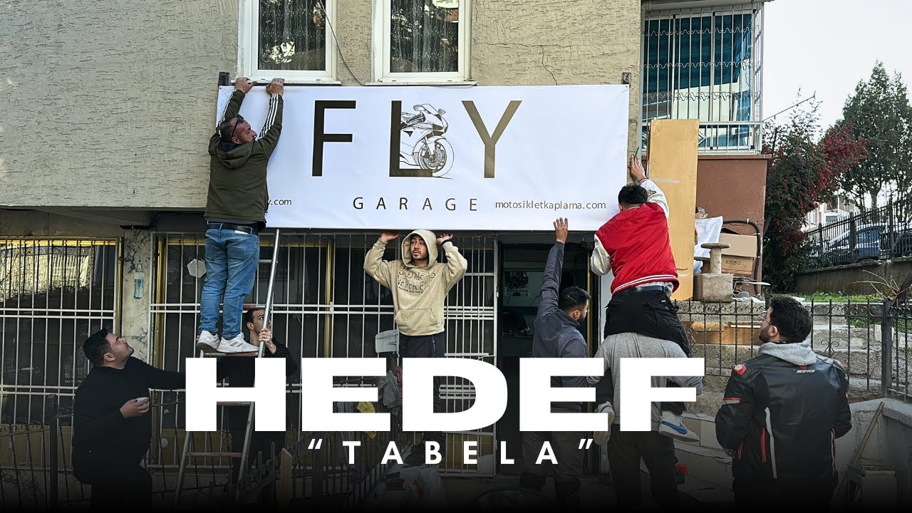 FLY GARAGE GÜNLÜKLERİ | TABELAMIZI ASTIK