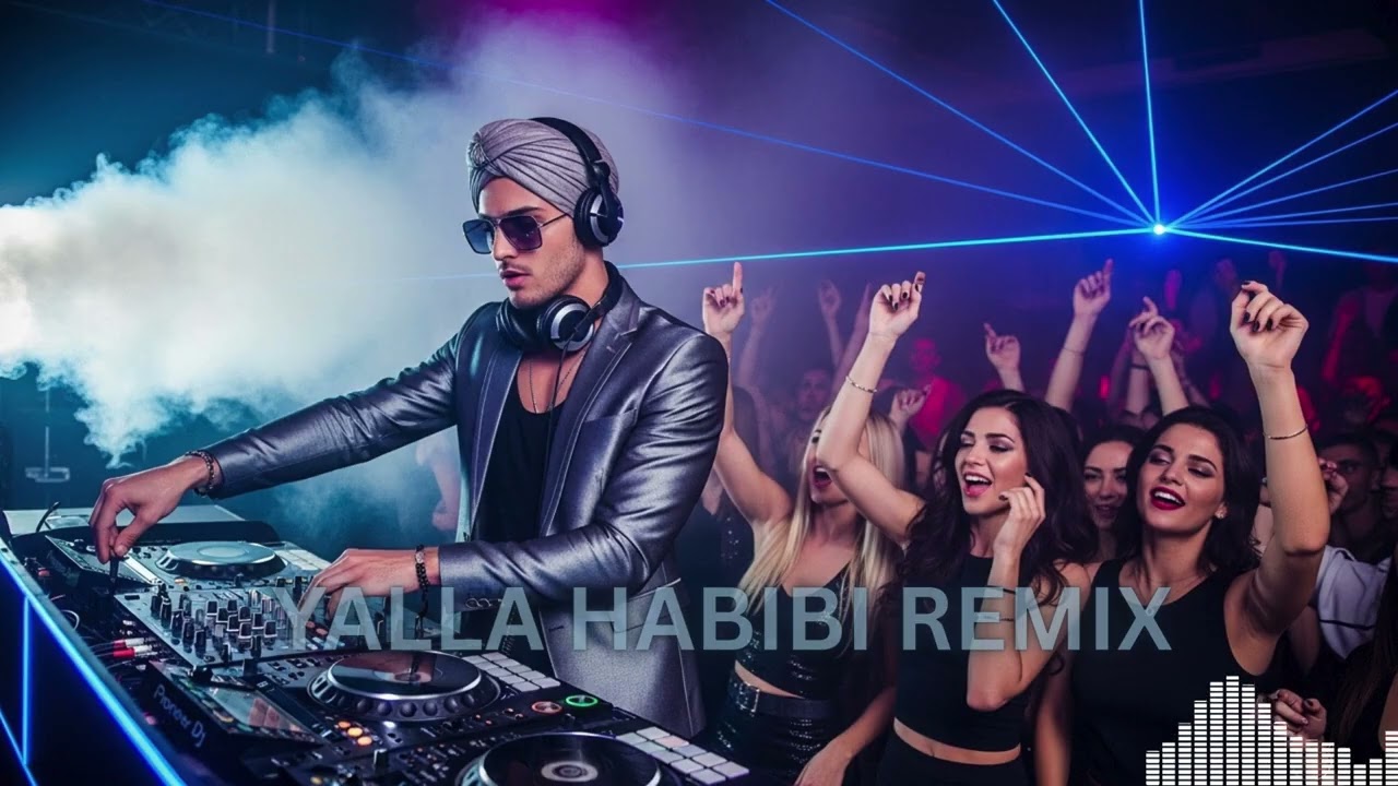 Yalla Habibi – Albanian x Arabic Remix 2025 💥 | Frankfurt Balkan EDM Night Vibes