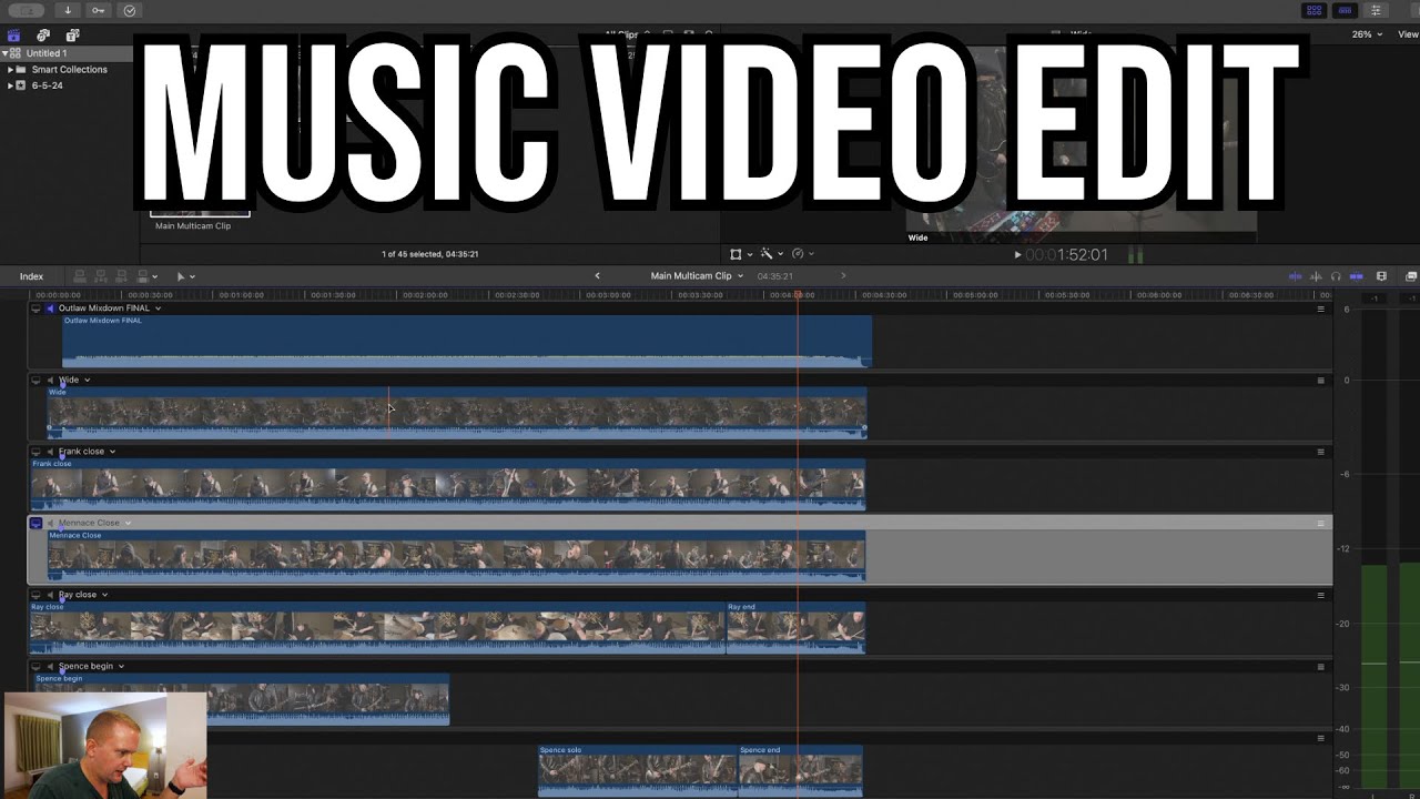 Editing A Music Video Shot ONLY On An iPhone | Recording/Filming A Band's Single From Scratch Ep 10