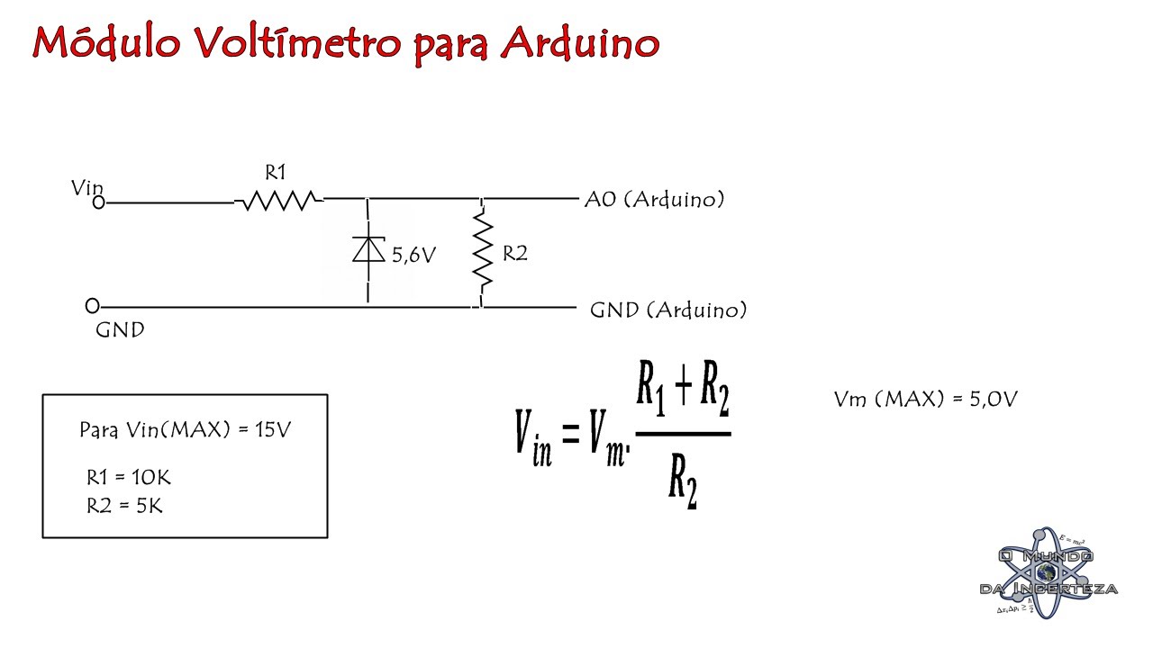 Módulo Voltímetro para Arduino