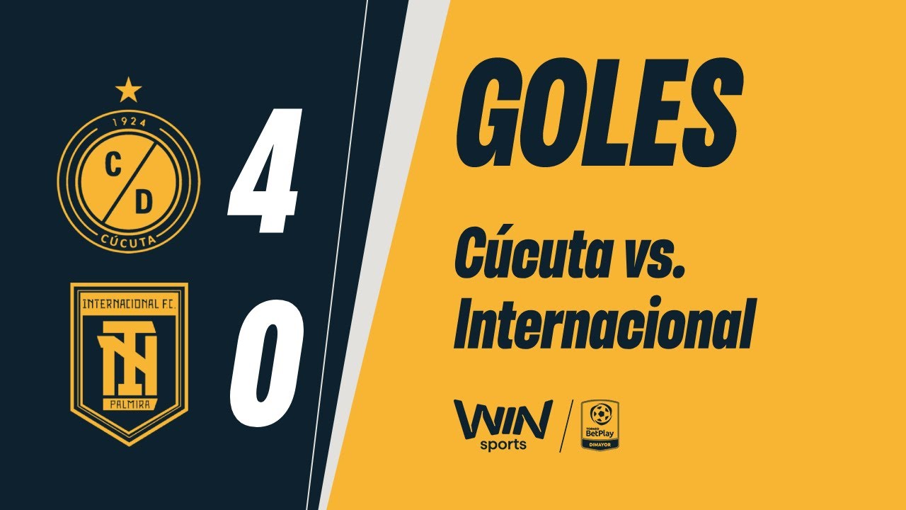 Cúcuta vs. Internacional (goles) | Torneo 2025-2 | Cuadrangulares - Fecha 6