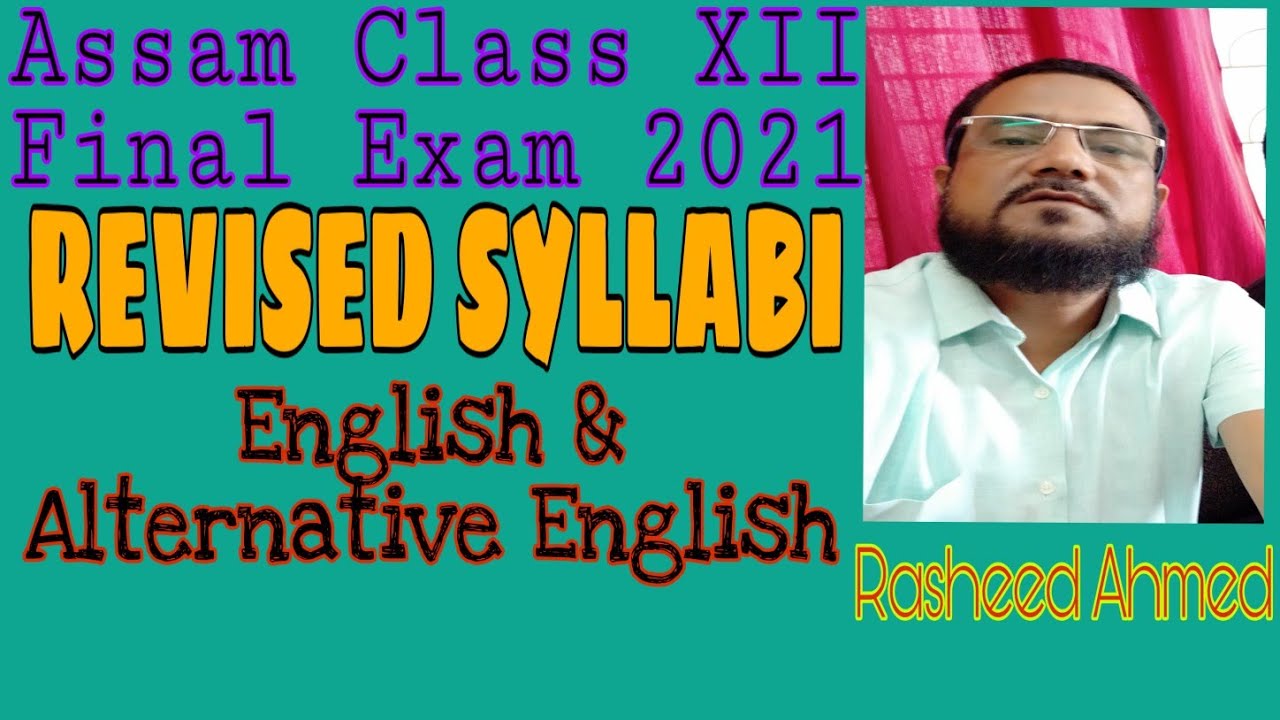 REVISED SYLLABI for HS Final Exam 2021 : English & Alternative English