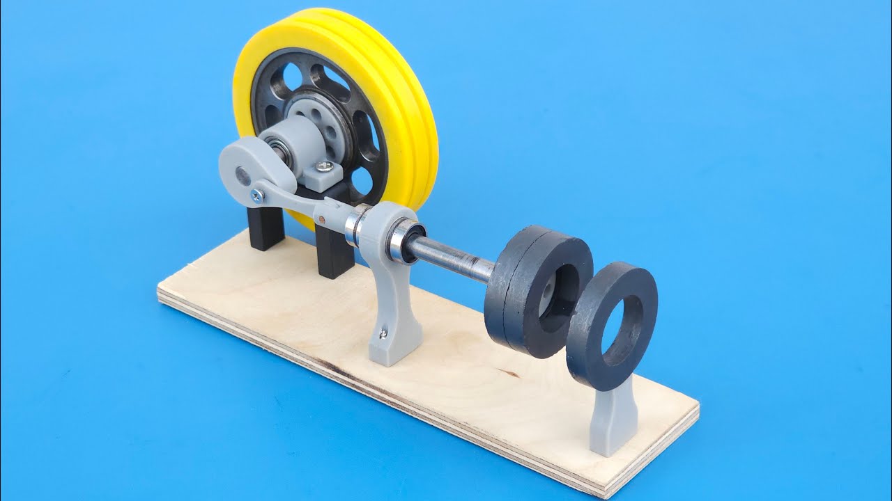 Making Flywheel Regenerating Energy From Infinite Free Energy