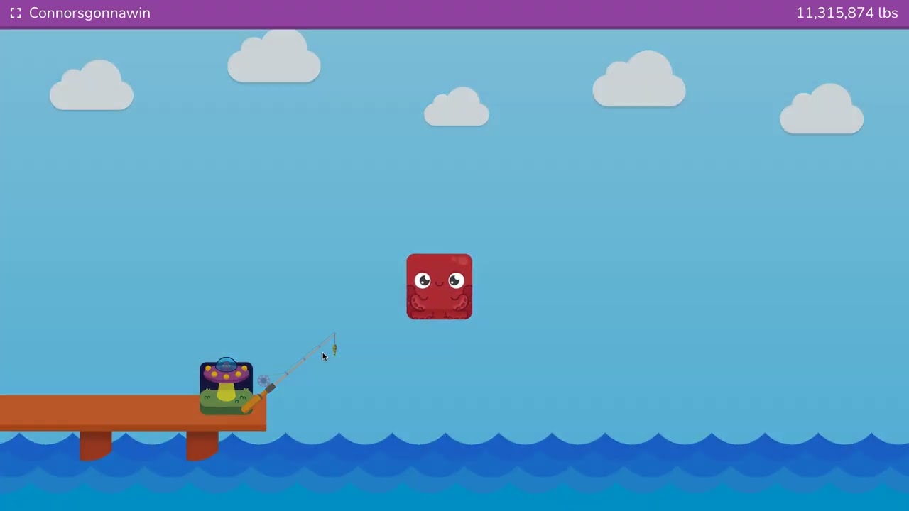 Doing an 18 Minute Fishing Frenzy Blooket