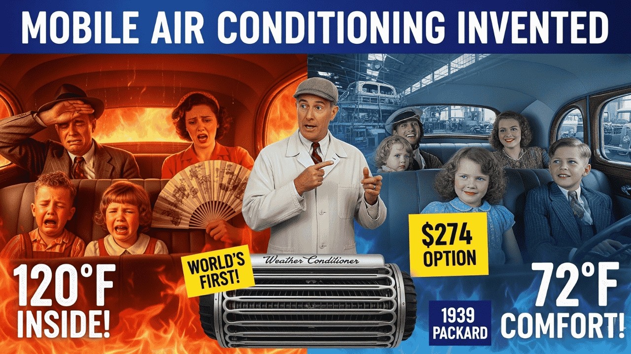 This Engineer Solved Summer's Deadliest Problem — The 1939 Innovation That Made Cars Livable