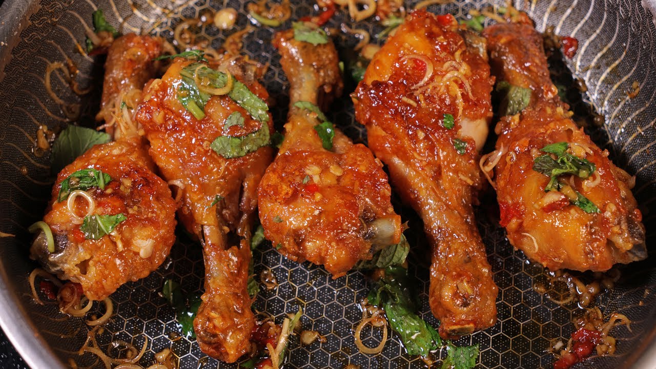 Đ&ugrave;i G&agrave; Chi&ecirc;n Mắm Sả - C&ocirc;ng Thức Đ&ugrave;i G&agrave; Chi&ecirc;n Nước Mắm Sả Ớt Cực Kỳ Bắt Cơm
