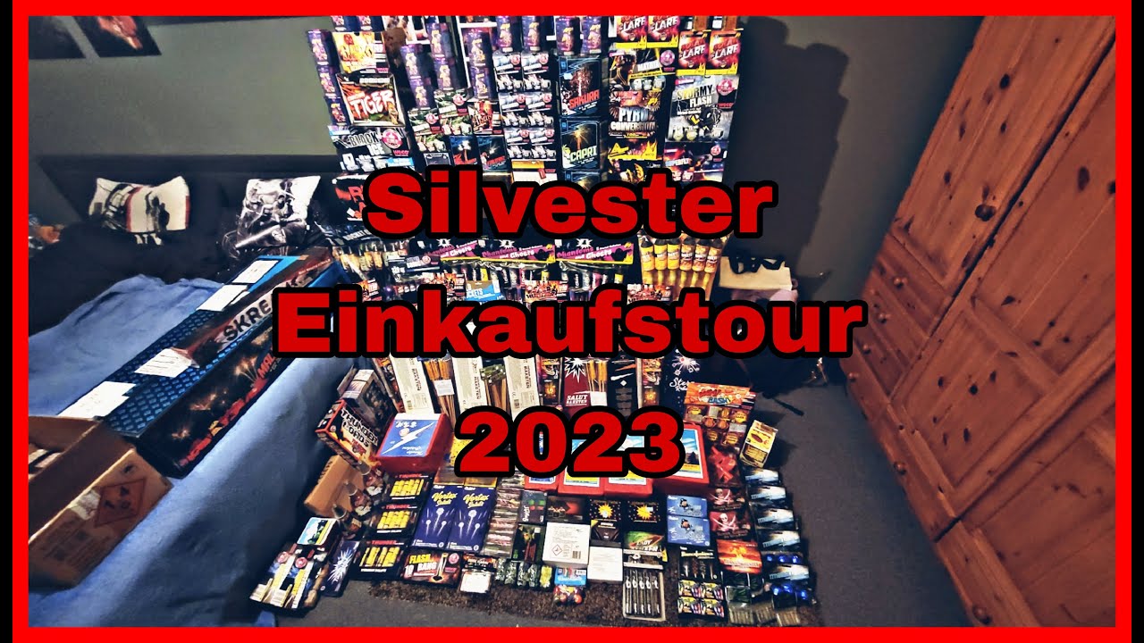 SILVESTER FEUERWERKS EINKAUFSTOUR 2023
